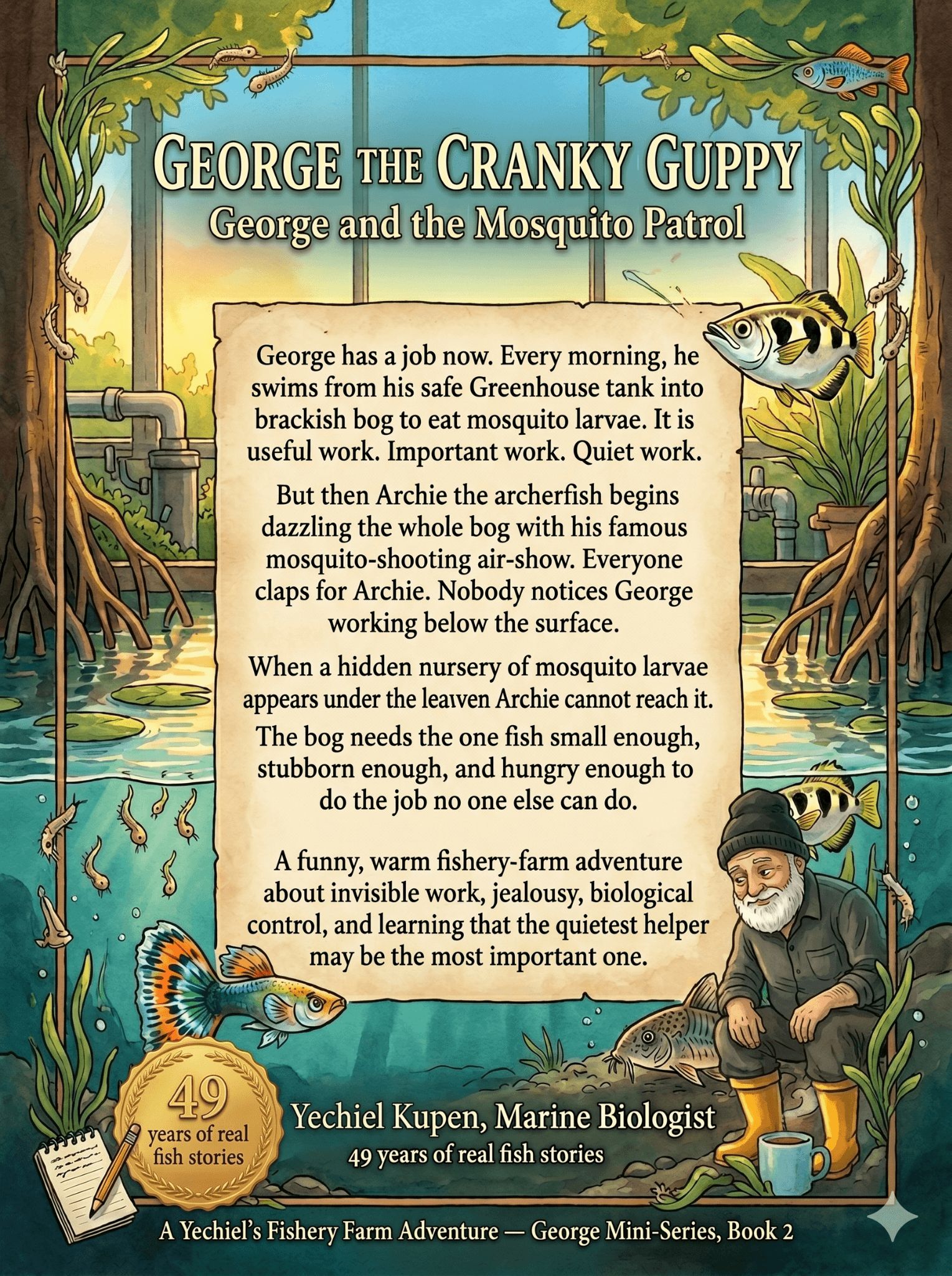 George and the Mosquito Patrol — Back Cover