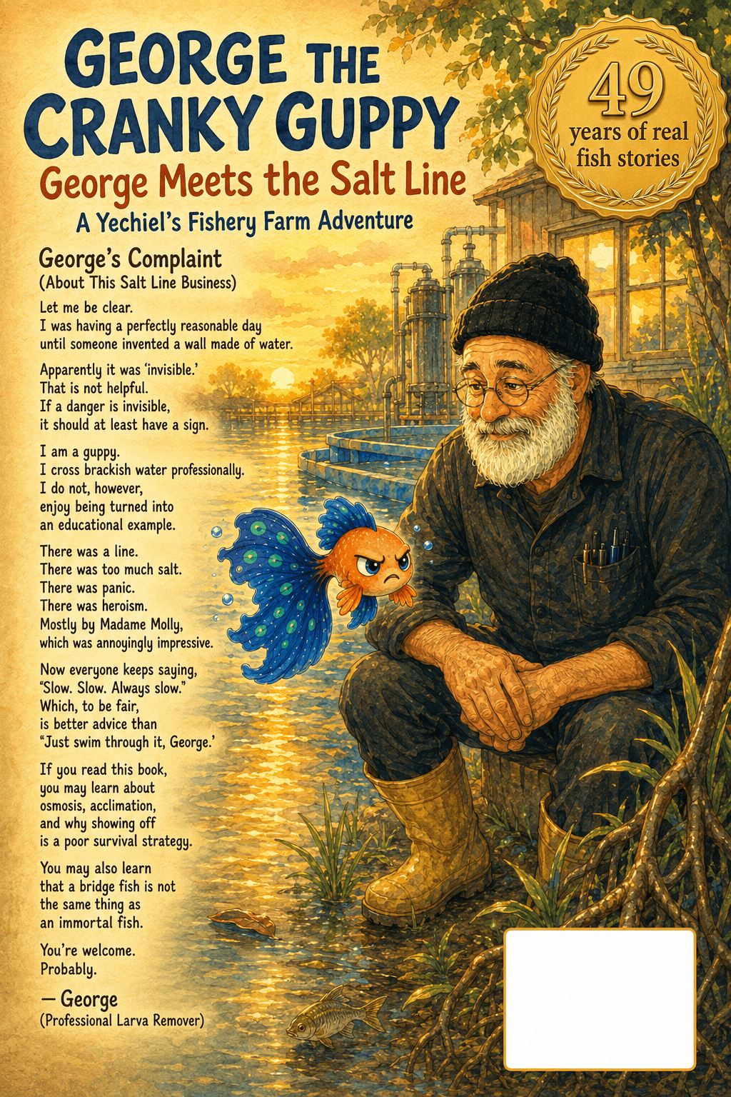 George Meets the Salt Line — Back Cover