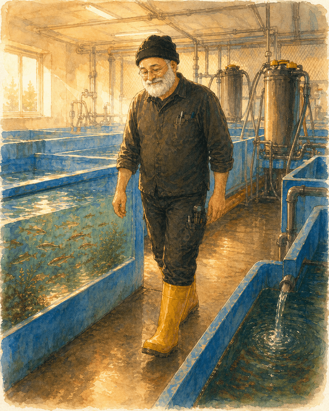 Yechiel Kuperman, marine biologist and author of George the Cranky Guppy